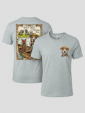 Fins & Grins Unisex TShirt Heather Prism Ice Blue