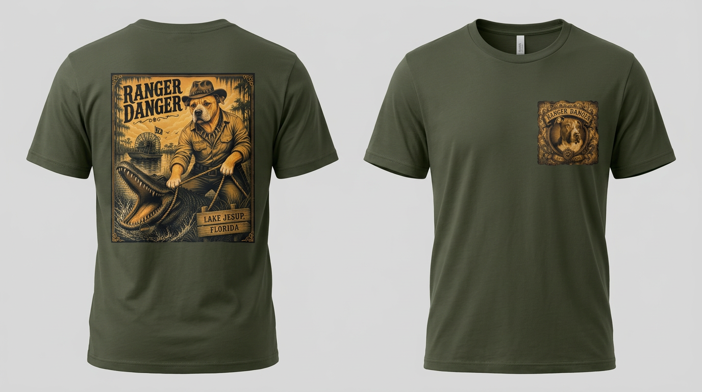 Ranger Danger Gator Hunter Tee
